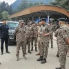 DG CRPF Reviews at Nunwan Base Camp for Yatra Security
