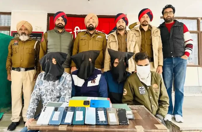 Bathinda Police Bust Mobile Theft Gang