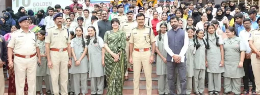 Yagati Police Educate Students Safety