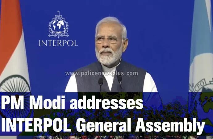 PM Modi addresses INTERPOL General Assembly